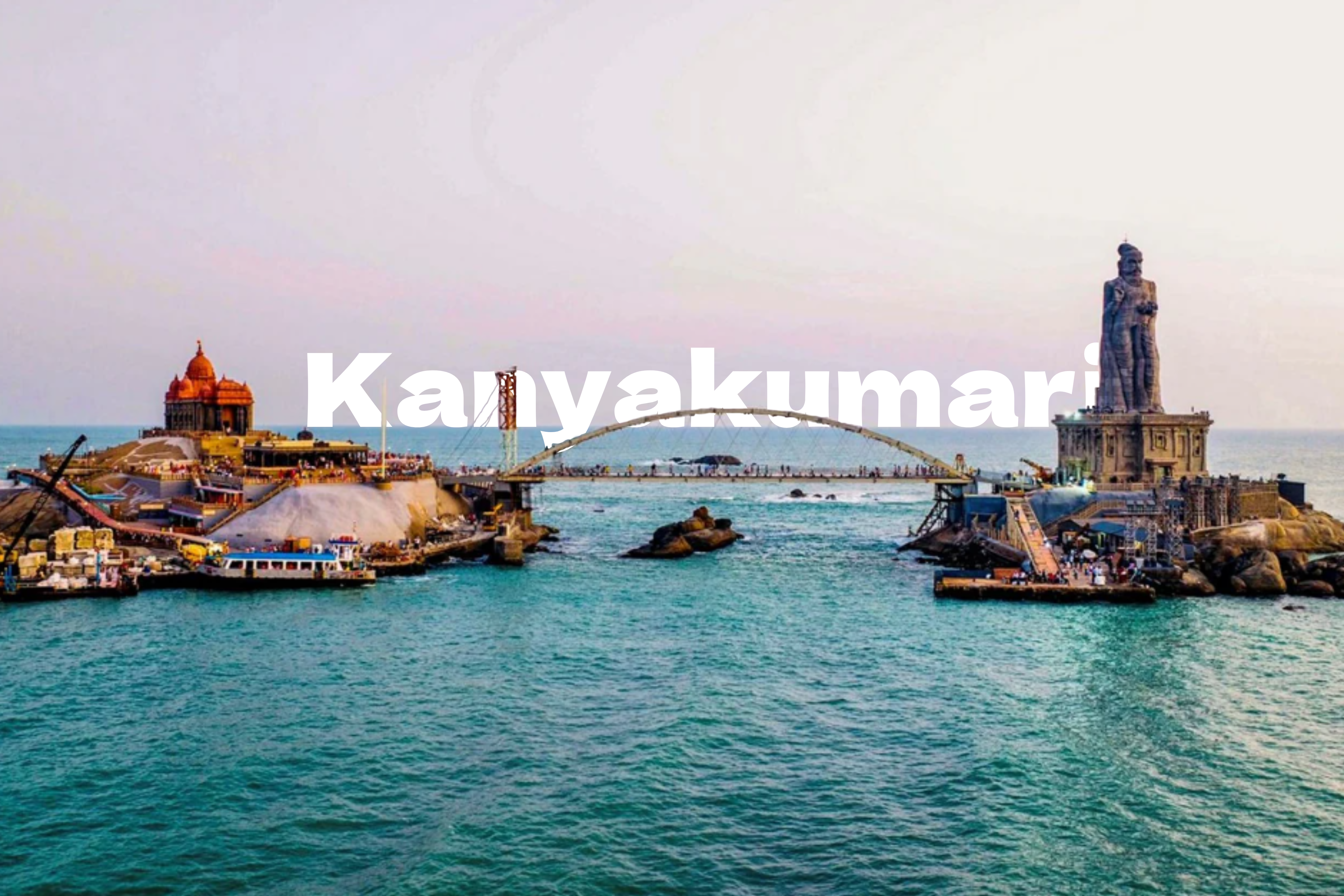 Kanyakumari Beach and Memorial - Sky Top Travels